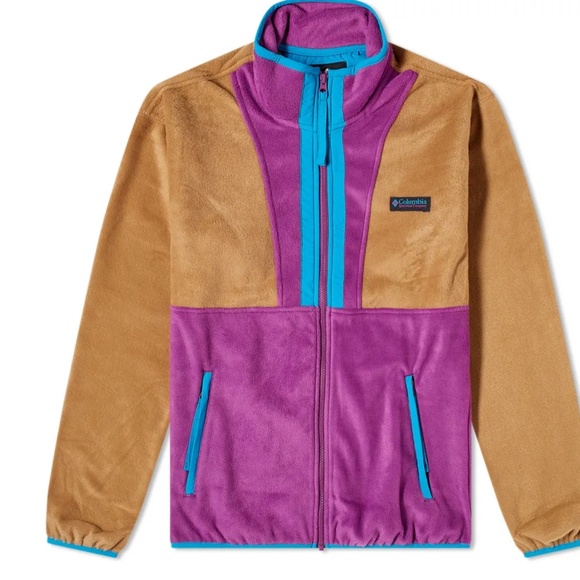 Nwt Columbia Back Bowl Full Zip Fleece 